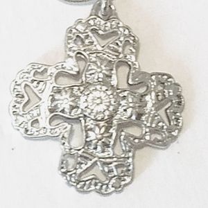 ✔~ VNTG PD "FLOWERS OF FLORENCE" PENDANT & CHAIN ~